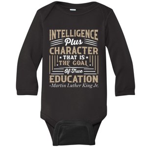 Martin Luther King Jr MLK Day Baby Long Sleeve Bodysuit