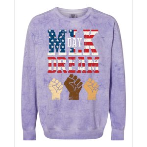 Martin Luther King Jr. MLK Dream Day Colorblast Crewneck Sweatshirt