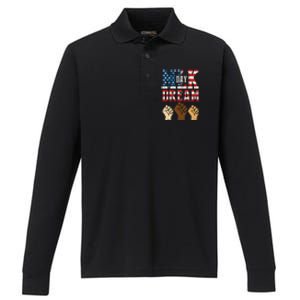 Martin Luther King Jr. MLK Dream Day Performance Long Sleeve Polo