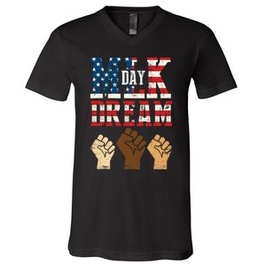 Martin Luther King Jr. MLK Dream Day V-Neck T-Shirt