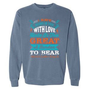 Martin Luther King Jr Funny Gift Garment-Dyed Sweatshirt