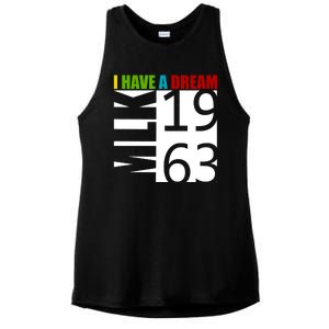 Martin Luther King Jr. I Have A Dream MLK Day Ladies PosiCharge Tri-Blend Wicking Tank