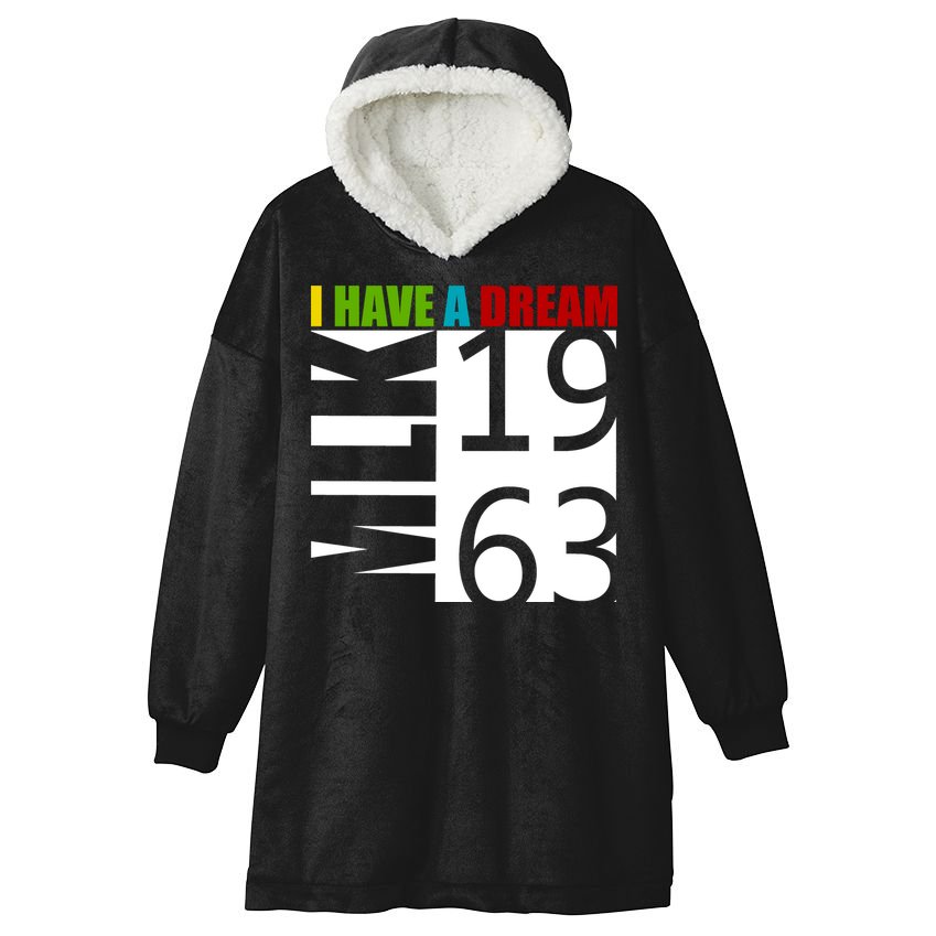 Martin Luther King Jr. I Have A Dream MLK Day Hooded Wearable Blanket