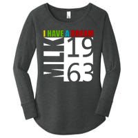 Martin Luther King Jr. I Have A Dream MLK Day Women's Perfect Tri Tunic Long Sleeve Shirt