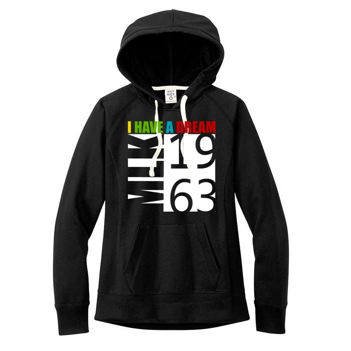 Martin Luther King Jr. I Have A Dream MLK Day Women's Fleece Hoodie