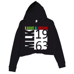 Martin Luther King Jr. I Have A Dream MLK Day Crop Fleece Hoodie