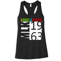 Martin Luther King Jr. I Have A Dream MLK Day Women's Racerback Tank