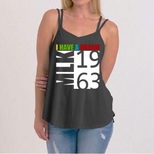 Martin Luther King Jr. I Have A Dream MLK Day Women's Strappy Tank