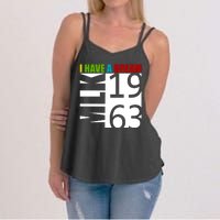 Martin Luther King Jr. I Have A Dream MLK Day Women's Strappy Tank