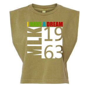 Martin Luther King Jr. I Have A Dream MLK Day Garment-Dyed Women's Muscle Tee