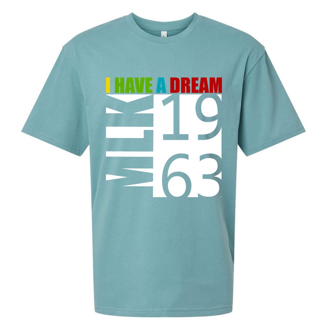 Martin Luther King Jr. I Have A Dream MLK Day Sueded Cloud Jersey T-Shirt