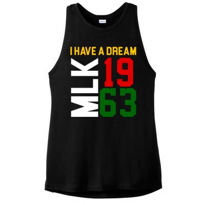 Martin Luther King Day I Have A Dream Black History MLK Ladies PosiCharge Tri-Blend Wicking Tank