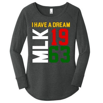 Martin Luther King Day I Have A Dream Black History MLK Women's Perfect Tri Tunic Long Sleeve Shirt