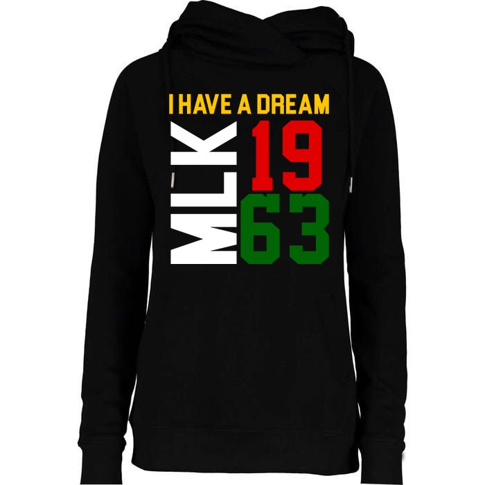 Martin Luther King Day I Have A Dream Black History MLK Womens Funnel Neck Pullover Hood