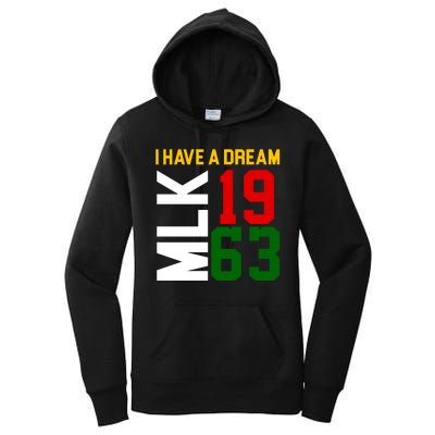 Martin Luther King Day I Have A Dream Black History MLK Women's Pullover Hoodie