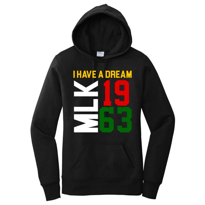 Martin Luther King Day I Have A Dream Black History MLK Women's Pullover Hoodie