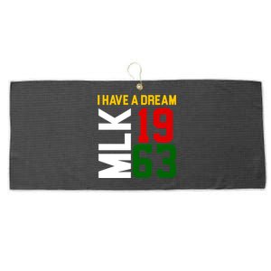 Martin Luther King Day I Have A Dream Black History MLK Large Microfiber Waffle Golf Towel