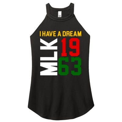 Martin Luther King Day I Have A Dream Black History MLK Women's Perfect Tri Rocker Tank