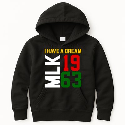 Martin Luther King Day I Have A Dream Black History MLK Kids Hoodie