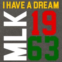 Martin Luther King Day I Have A Dream Black History MLK Cotton Canvas Backpack