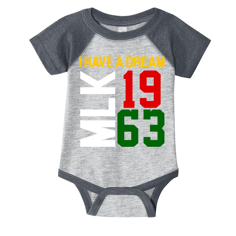 Martin Luther King Day I Have A Dream Black History MLK Infant Baby Jersey Bodysuit
