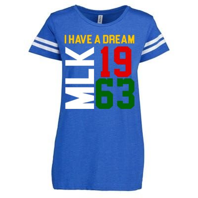 Martin Luther King Day I Have A Dream Black History MLK Enza Ladies Jersey Football T-Shirt