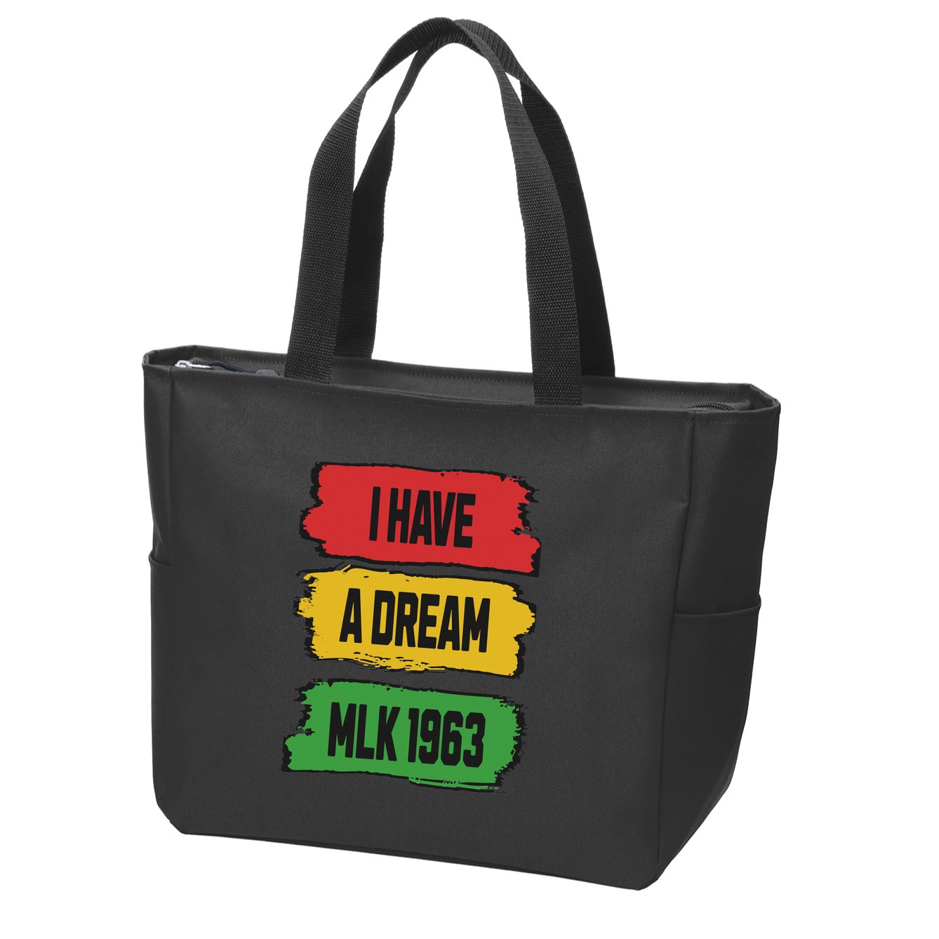 Martin Luther King Day Mlk Day 1963 Black History Month Zip Tote Bag