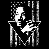 Martin Luther King Jr Distressed USA Flag Impact Tech Backpack