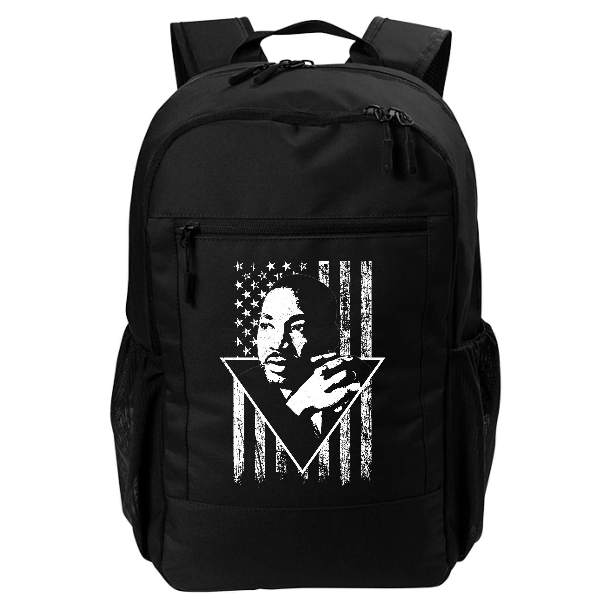 Martin Luther King Jr Distressed USA Flag Backpack