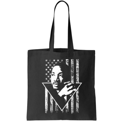 Martin Luther King Jr Distressed USA Flag Bag