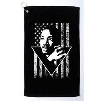 Martin Luther King Jr Distressed USA Flag Golf Towel