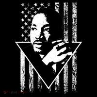 Martin Luther King Jr Distressed USA Flag Visor
