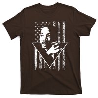 Martin Luther King Jr Distressed USA Flag T-Shirt