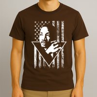 Martin Luther King Jr Distressed USA Flag T-Shirt