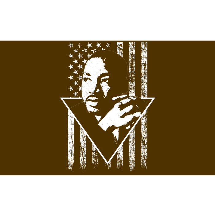 Martin Luther King Jr Distressed USA Flag Bumper Sticker