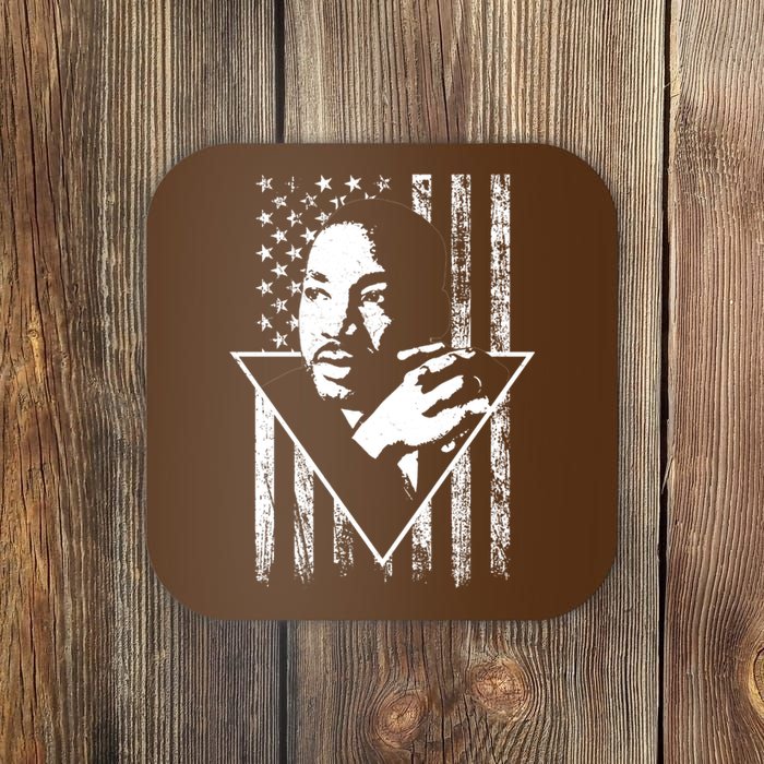 Martin Luther King Jr Distressed USA Flag Coaster