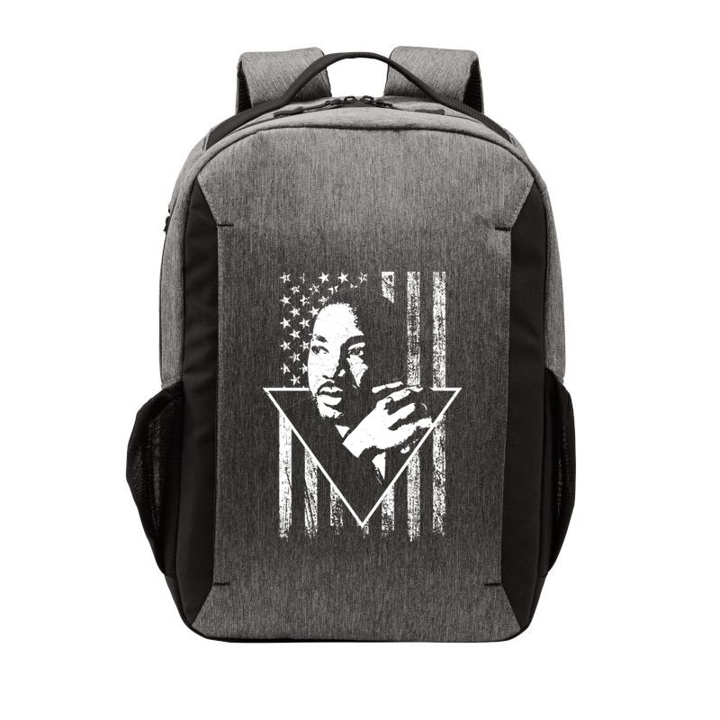 Martin Luther King Jr Distressed USA Flag Vector Backpack