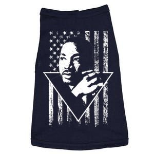 Martin Luther King Jr Distressed USA Flag Doggie Tank