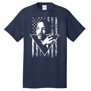 Martin Luther King Jr Distressed USA Flag Tall T-Shirt