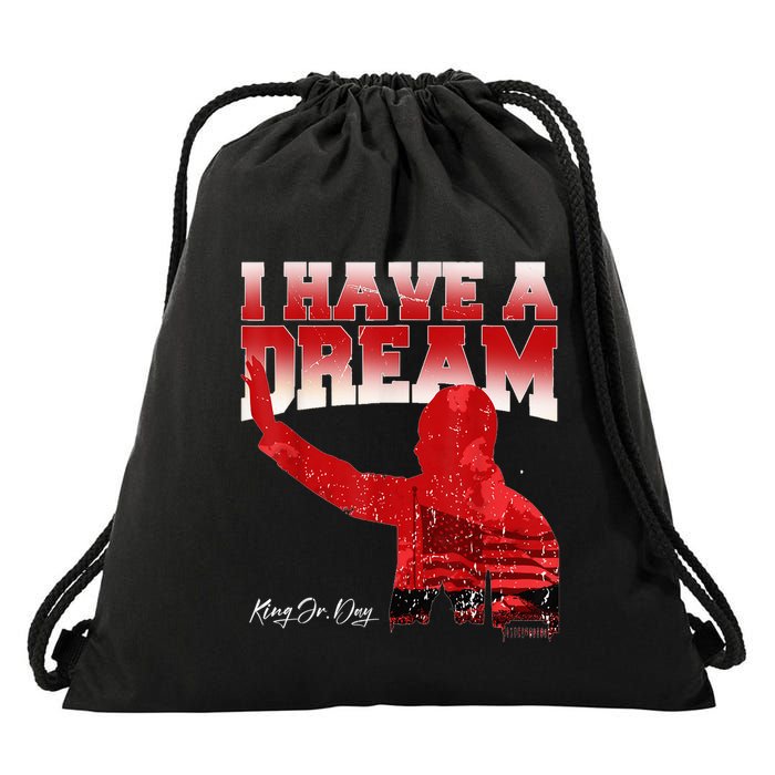 Martin Luther King Jr. Day I Have A Dream Mlk Day Drawstring Bag