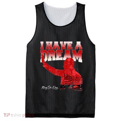 Martin Luther King Jr. Day I Have A Dream Mlk Day Mesh Reversible Basketball Jersey Tank