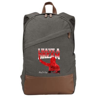 Martin Luther King Jr. Day I Have A Dream Mlk Day Cotton Canvas Backpack
