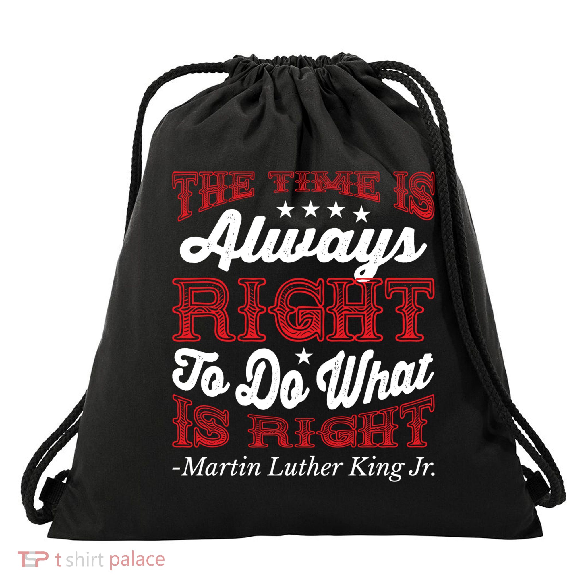 Martin Luther King Jr Gift Drawstring Bag