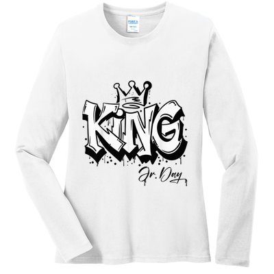 Martin Luther King Jr. Day I Have A Dream Mlk Day Ladies Long Sleeve Shirt