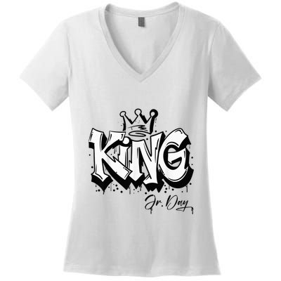 Martin Luther King Jr. Day I Have A Dream Mlk Day Women's V-Neck T-Shirt