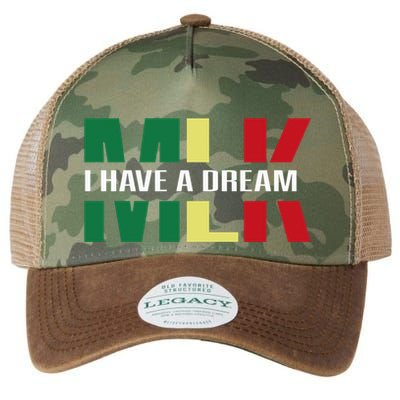 Martin Luther King Jr. Day I Have A Dream Mlk Day Colorful Legacy Tie Dye Trucker Hat