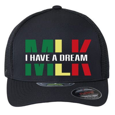 Martin Luther King Jr. Day I Have A Dream Mlk Day Colorful Flexfit Unipanel Trucker Cap