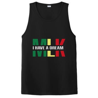 Martin Luther King Jr. Day I Have A Dream Mlk Day Colorful PosiCharge Competitor Tank