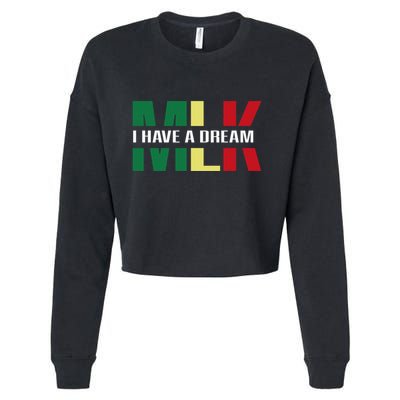 Martin Luther King Jr. Day I Have A Dream Mlk Day Colorful Cropped Pullover Crew