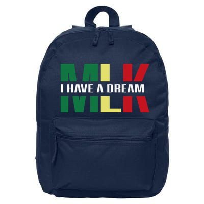 Martin Luther King Jr. Day I Have A Dream Mlk Day Colorful 16 in Basic Backpack